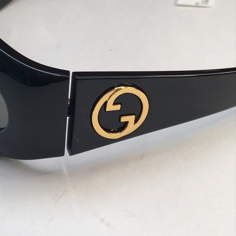 💯 - New Authentic Gucci GG1247S 001 60 Black Sunglasses - Picture 7 of 15